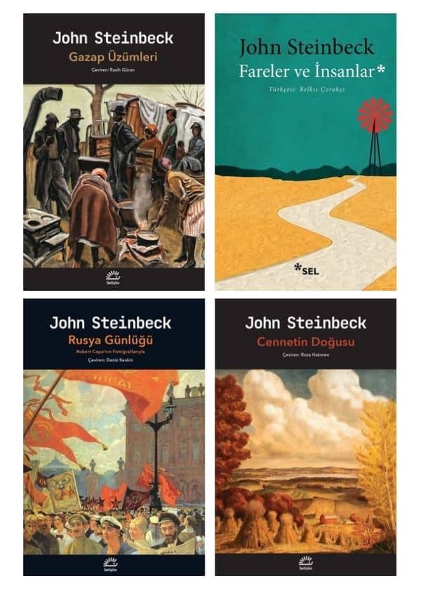 John Steinbeck Seti (4 Kitap)