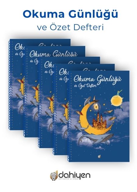 Kitapkolik Okuma Günlüğü (Çocuklar İçin) - 5 Adet