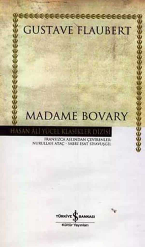 Madame Bovary - Hasan Ali Yücel Klasikleri - Kitabı Satın Al