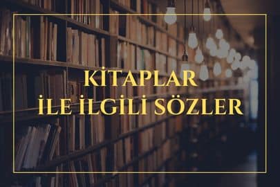 Kitaplar İle İlgili Sözler