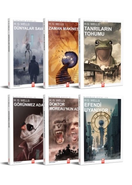 H. G. Wells - Bilim Kurgu Seti (6 Kitap)